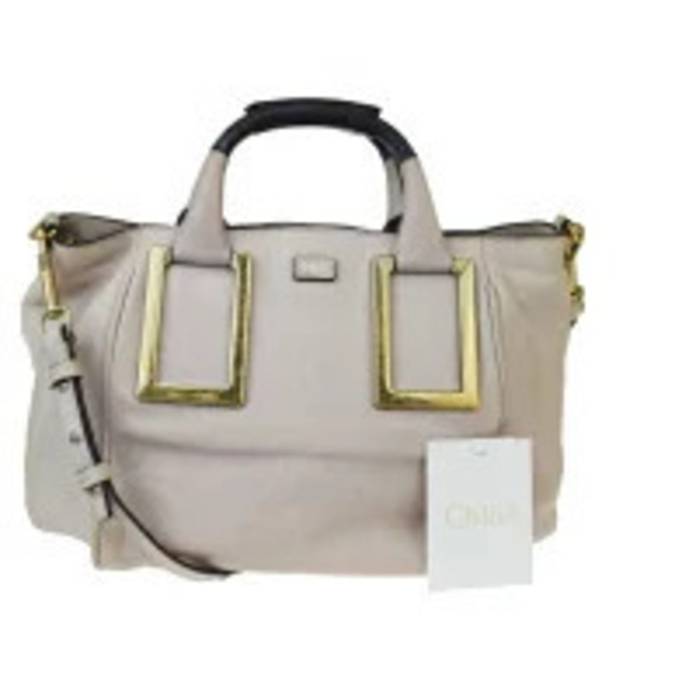 Chloe Ethel Leather Handbag Beige